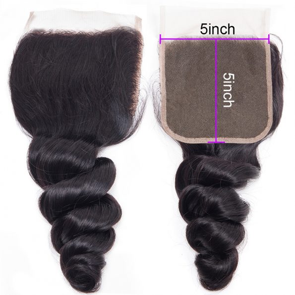 Loose Wave 5×5 Lace Closure