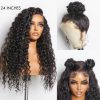 360 drawstring glueless wig water wave