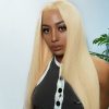 613 blonde glueless lace closure wig
