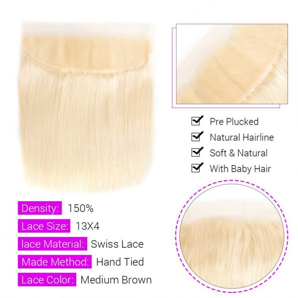 613 Straight 13×4 Lace Frontal