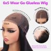 curtain bang body wave wig dark brown (4)