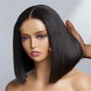 straight glueless bob wig