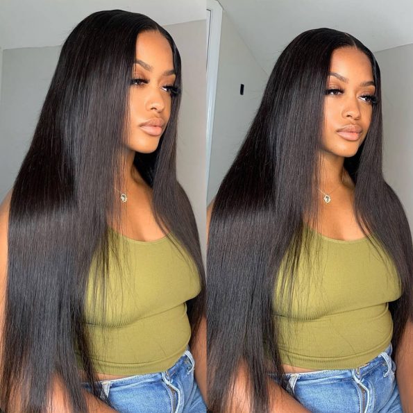 6×6 straight closure wig8172