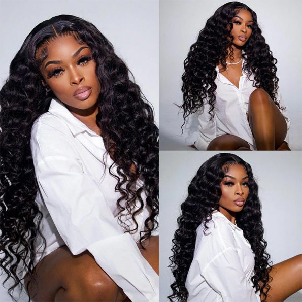 HD Loose deep wave wig