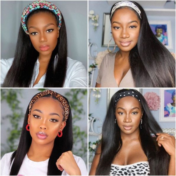 Straight Hair Headband Wig (2)