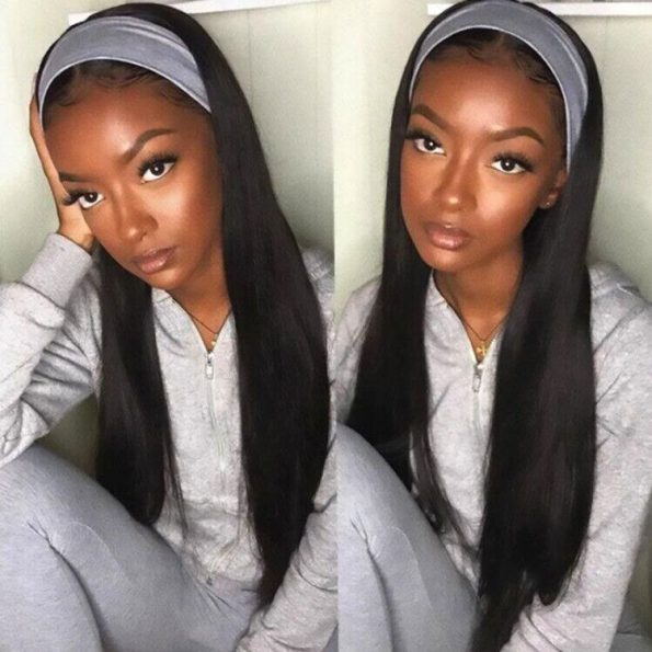 Straight Hair Headband Wig (4)