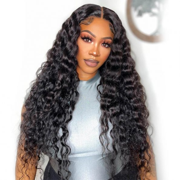 Upgrade 6×5 pre cut lace wig loose deep wave wig (2)