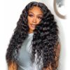Upgrade 6×5 pre cut lace wig loose deep wave wig (1)