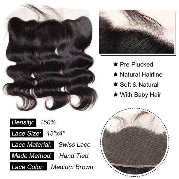Body Wave 13×4 Lace Frontal