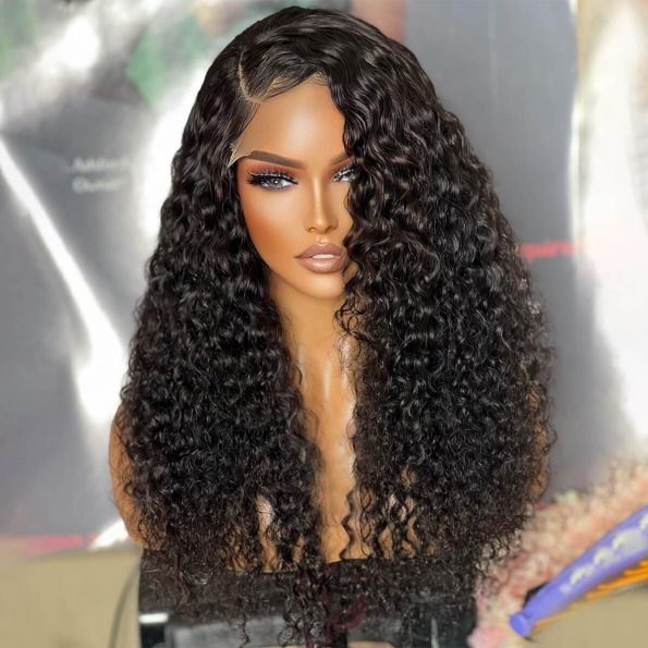 breathable air cap curly wear go glueless wig (3)