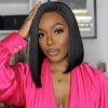 6×5 bone straight bob wig sdd