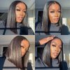 straight glueless bob wig
