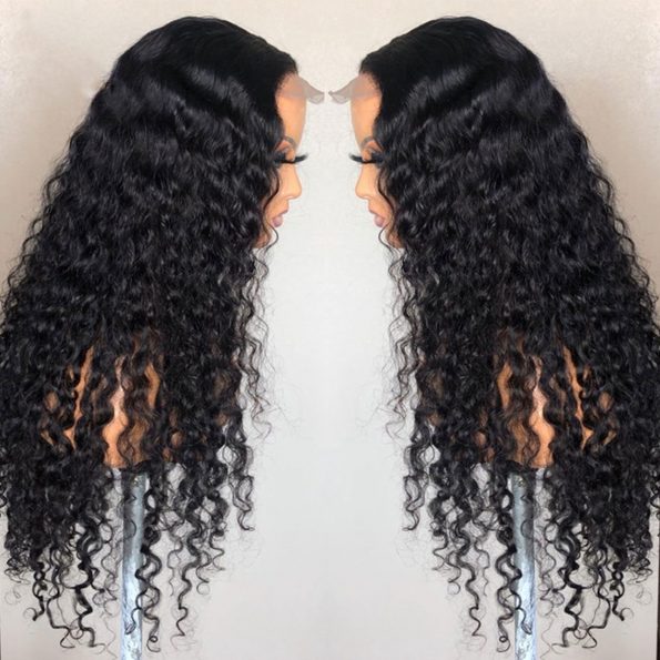 Deep Wave HD Lace Closure Wigs