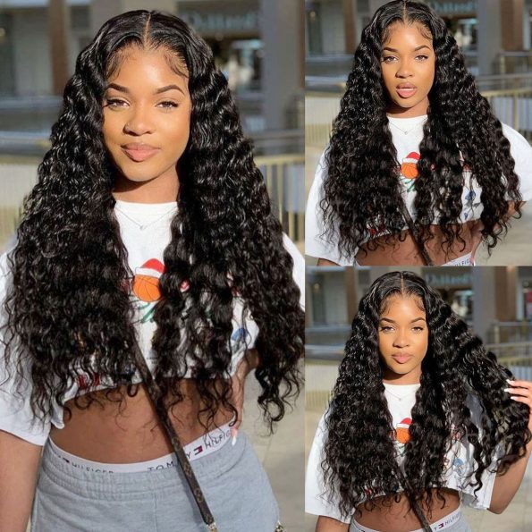 Water Wave HD Lace Closure Wigs