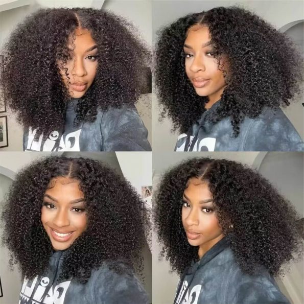 kinky curly wear go wig