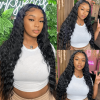 Upgrade 6×5 pre cut lace wig loose deep wave wig (1)