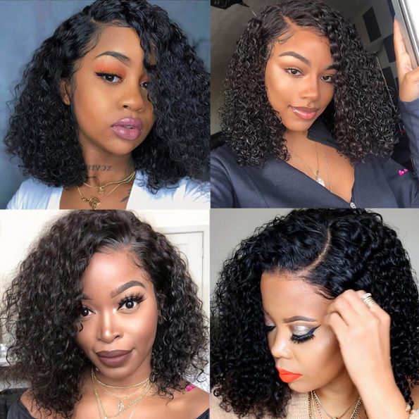 short cut curly wig