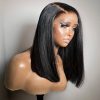 super double drawn bone straight wig mid length (2)