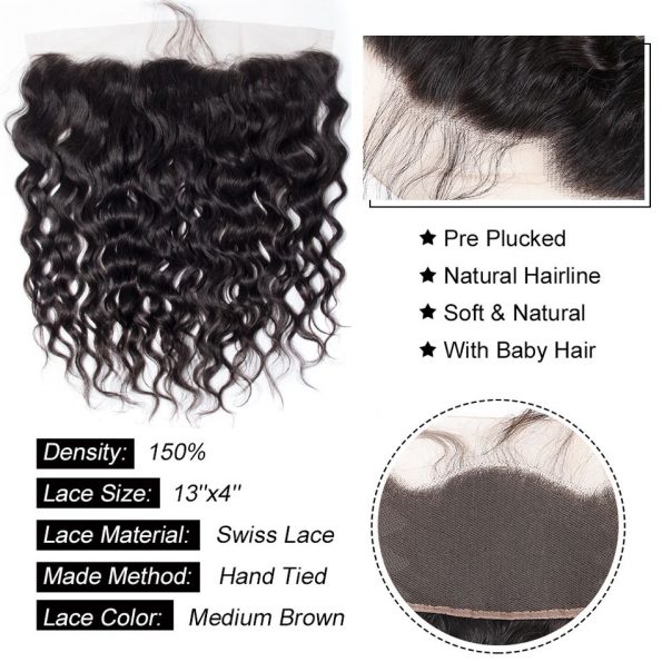 Water Wave 13×4 Lace Frontal