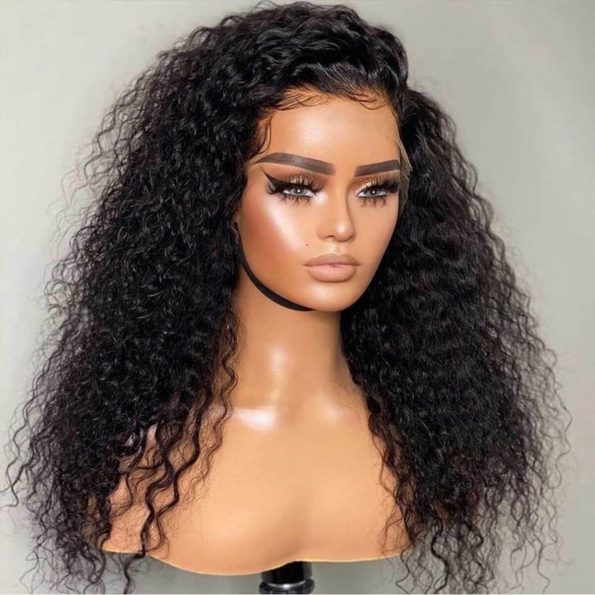 glueless curly lace front wig (2)