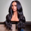 upgrade 6×5 pre-bleached Knots wear go wig