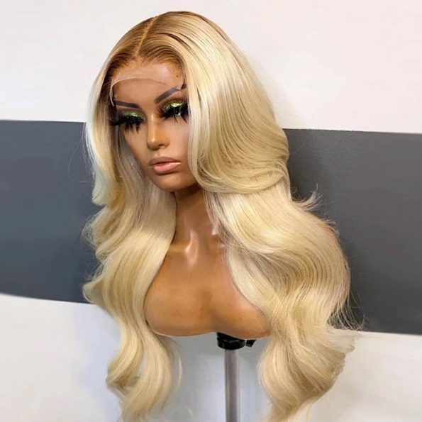 blonde hair with brown root (1)