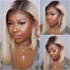 ombre 1b blonde lace front bob wig (3)