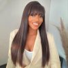 body wave wig with bang