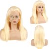 mid length 613 blonde body wave wig
