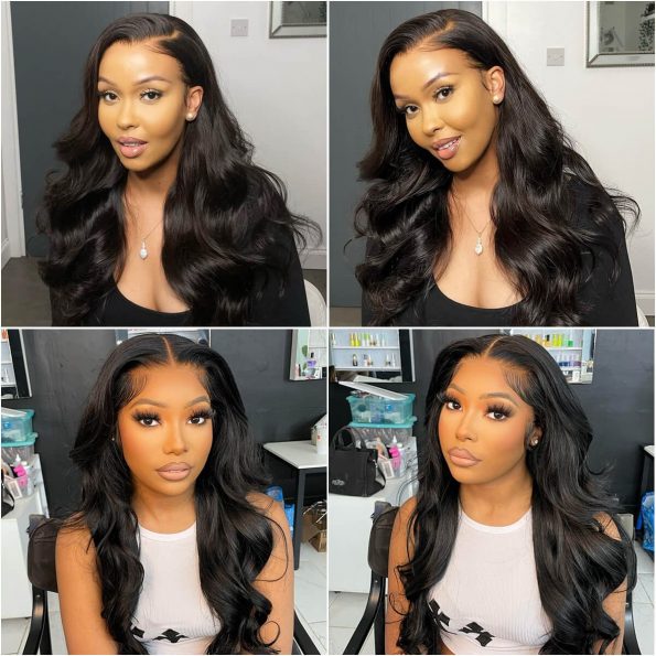 glueless wig body wave