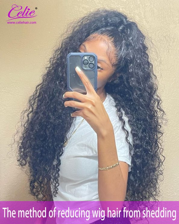 The method of reducing wig hair from shedding