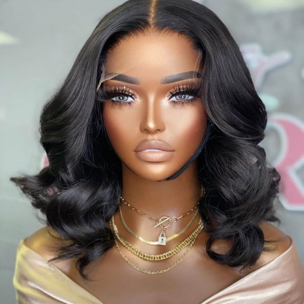 short cut loose wave wig celie hair (2)