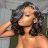 flash sale short cut loose body wave wig (3)