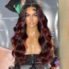 1b burgundy body wave lace front wig (6)
