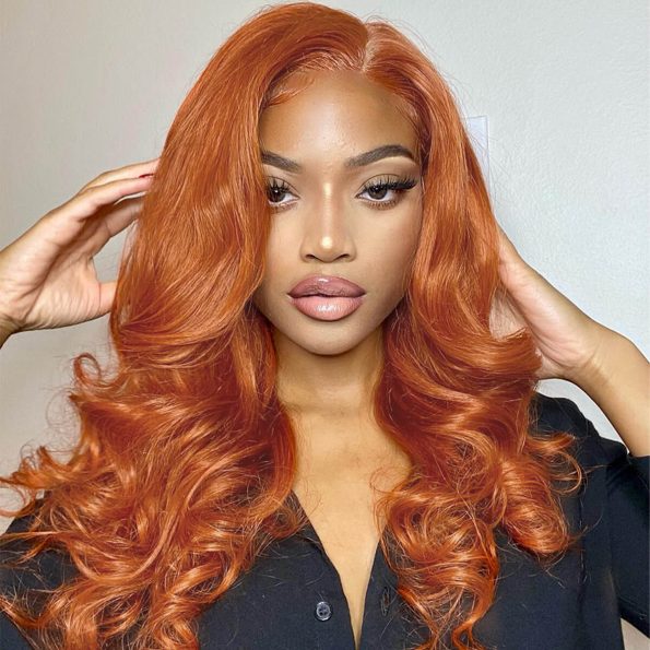 ginger short body wave wig (2)