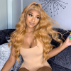 honey blonde body wave wig (2)