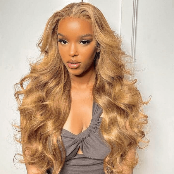 honey blonde body wave wig (2)