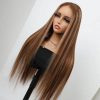 honey blonde body wave wear go glueless wig
