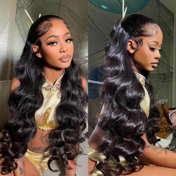 long body wave wig