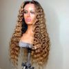 ombre honey blonde loode deep wave wig (2)