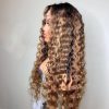 ombre honey blonde loode deep wave wig (2)