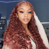 deep wave reddish brown