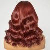 reddish brown 6×5 pre-cut lace glueless wig (1)