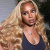 honey blonde wear go wig