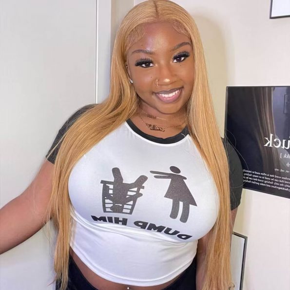 upgrade 6×5 pre cut lace wig honey blonde hair (2)