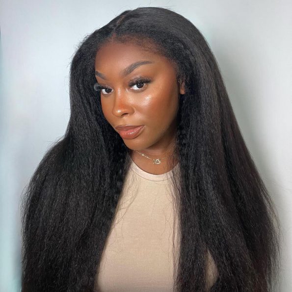 4c edge kinky straight glueless wig (1)