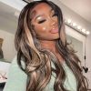 balayage highlight glueless wig (1)