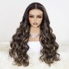 balayage highlight glueless wig (1)