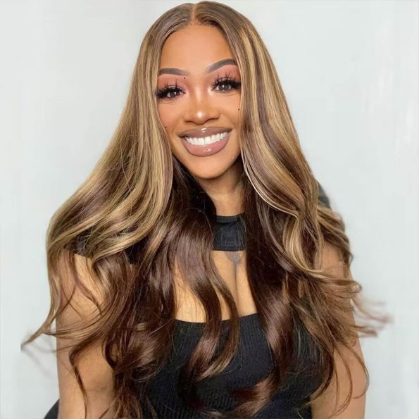 special offer honey blonde lace front wig (5)