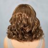 honey blonde short body glueless wig (2)